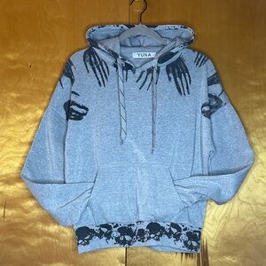 Gray Graphic Men's Hoodie